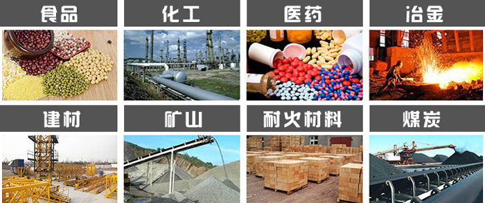 直徑1000型振動篩使用的行業:食品，化工，醫藥，冶金，建材，礦山，耐火材料，煤炭等行業。