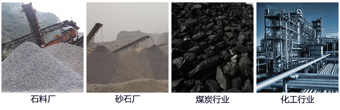 滾筒篩篩沙機適用行業：石料廠，砂石廠，煤炭行業，化工行業等。