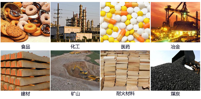 DH-800振動篩適用的行業：食品，化工，醫藥，冶金，建材，礦山，耐火材料，煤炭。